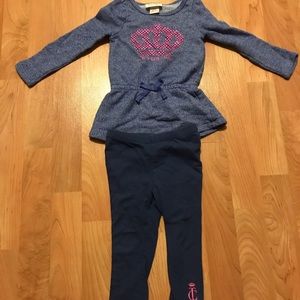 Toddler girl 2T Juicy Couture outfit